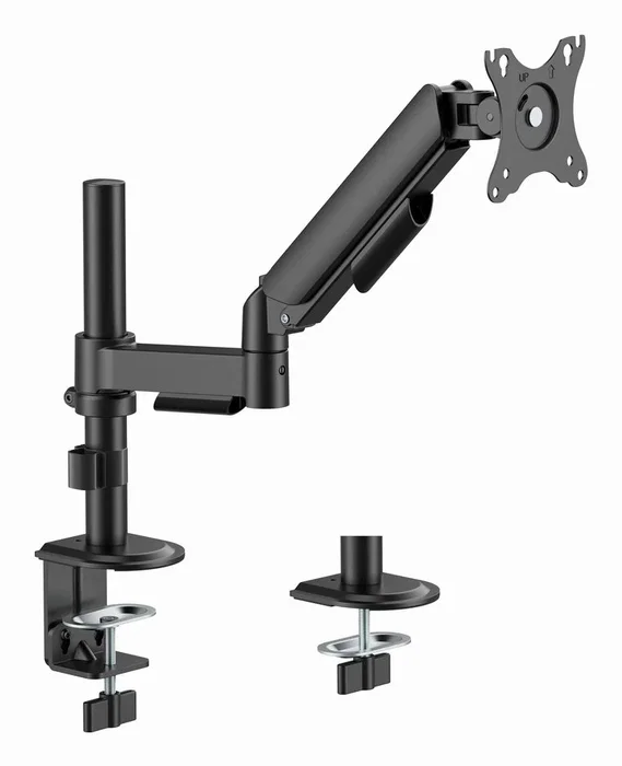 Gembird MA-DA1P-02 Brazo de Montaje de Monitor Ajustable para Escritorio, 17”-32”, Negro Gembird MA-DA1P-02 Brazo de Montaje de Monitor Ajustable para Escritorio, 17”-32”, Negro