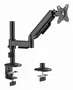 Gembird MA-DA1P-02 Brazo de Montaje de Monitor Ajustable para Escritorio, 17”-32”, Negro