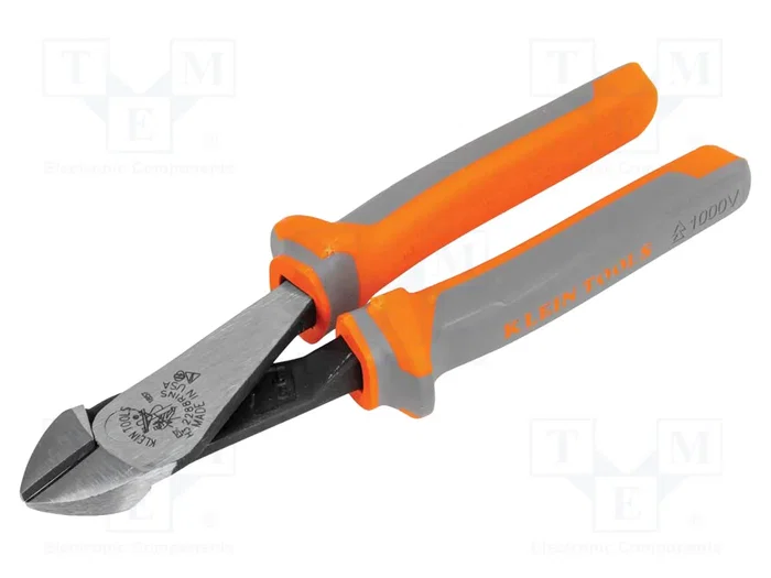 Klein Tools Alicates de corte diagonal con aislamiento Klein Tools Alicates de corte diagonal con aislamiento