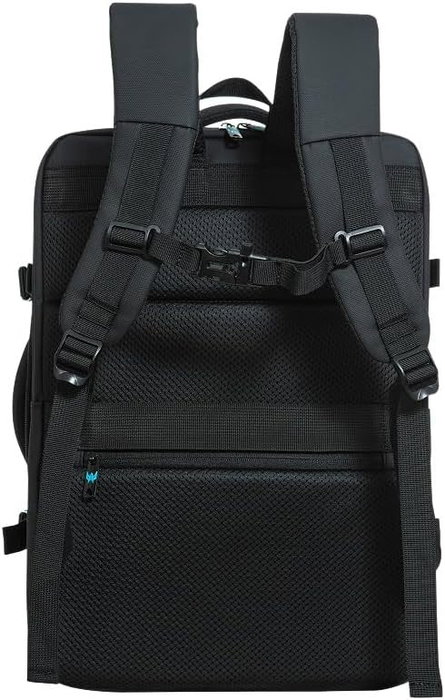 Acer Predator Robust Mochila para Portátil 18" (45,7 cm) - Negro, Poliéster, Compartimento para Tablet, Tirantes Acolchados, 5 Compartimentos, 18L