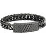 Police PJ26287BSE.02-L Pulsera de Acero Inoxidable para Hombre