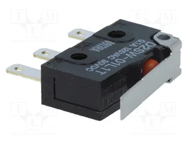 Aratas (Formerly Omron Components) Microconmutador SNAP ACTION D2SW SPDT con palanca, 0,1A/125VAC