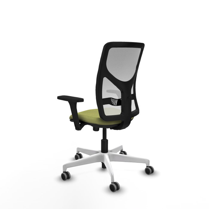 PIQUERAS Y CRESPO Silla de oficina Motilla con Mecanismo Sincro Verde Oliva y Blanco PIQUERAS Y CRESPO Silla de oficina Motilla con Mecanismo Sincro Verde Oliva y Blanco