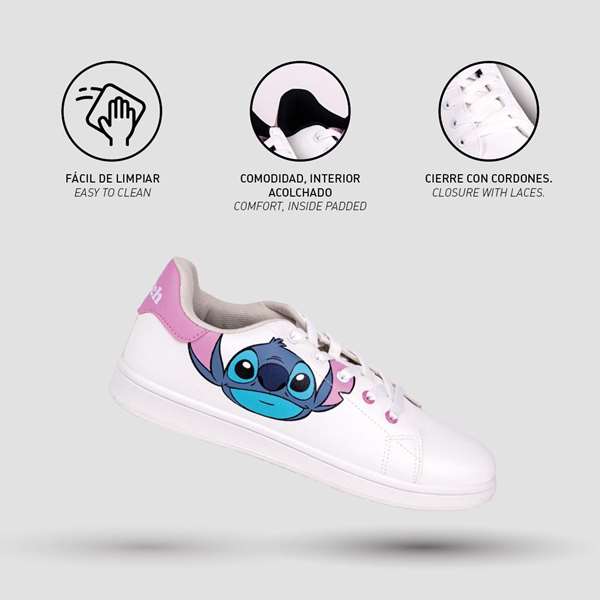 Cerdá Deportiva Suela PVC Stitch T037 Color Blanco Talla 37