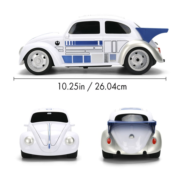 Jada Star Wars R2-D2 VW Drag Beetle 1:16 Teledirigido