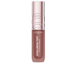 L'Oréal Paris Hyaluron Tint Lip Stain Serum #485-Nude Espresso - Labios Hidratados y Nutridos, 80% Hidratación Inmediata, 1 unidad