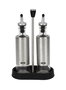 Quttin Set de 2 Aceiteras de Inox con Soporte (8 Unidades)