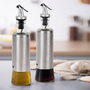 Quttin Set de 2 Aceiteras de Inox con Soporte (8 Unidades)