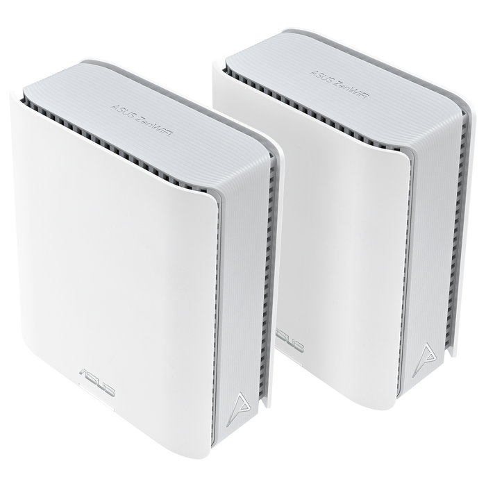 ASUS ZenWiFi BT8 WiFi 7 Mesh System Paquete de 2, WLAN BE14000 Tribanda, 2 puertos 2.5GbE + 2 puertos 1GbE, Cobertura hasta 550 m2
