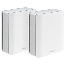ASUS ZenWiFi BT8 WiFi 7 Mesh System Paquete de 2, WLAN BE14000 Tribanda, 2 puertos 2.5GbE + 2 puertos 1GbE, Cobertura hasta 550 m2