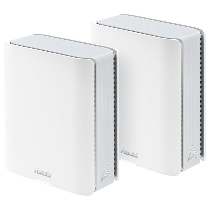 ASUS ZenWiFi BT8 WiFi 7 Mesh System Paquete de 2, WLAN BE14000 Tribanda, 2 puertos 2.5GbE + 2 puertos 1GbE, Cobertura hasta 550 m2