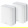 ASUS ZenWiFi BT8 WiFi 7 Mesh System Paquete de 2, WLAN BE14000 Tribanda, 2 puertos 2.5GbE + 2 puertos 1GbE, Cobertura hasta 550 m2