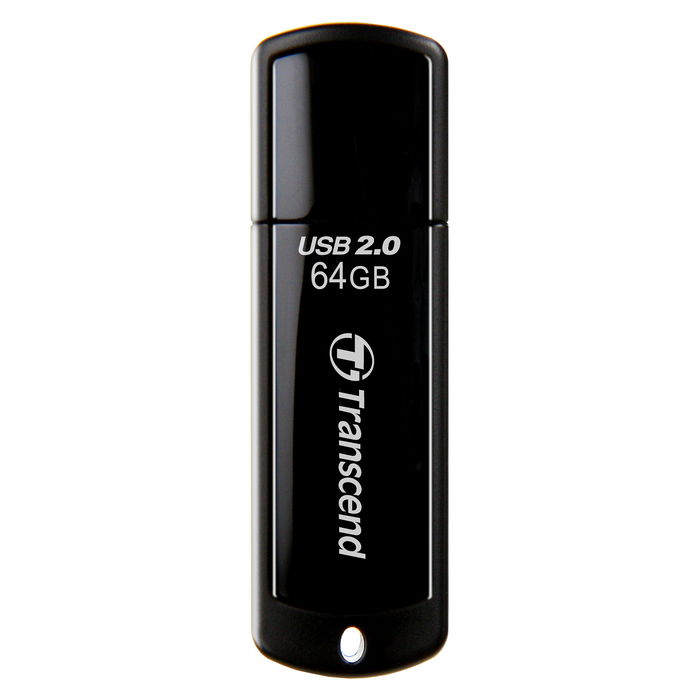 Transcend JetFlash 350 Memoria USB 64GB Negro