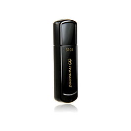 Transcend JetFlash 350 Memoria USB 64GB Negro