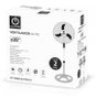 Thulos Ventilador de Pie F16Sfv2 - Pack de 2 Unidades - 40 cm, 3 Velocidades, Oscilante, 45W