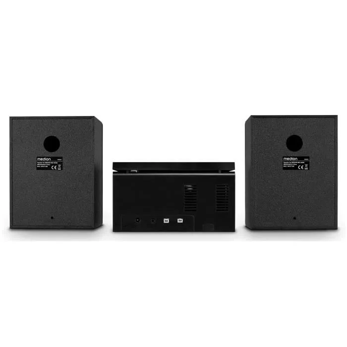 Medion AAAPE16814 Mini Sistema Hi-Fi con Bluetooth 5.3, DAB+/FM, Reproductor de CD y 30 W de Potencia Total