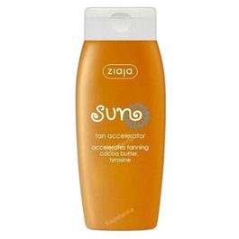 Ziaja SUN Acelerador del Bronceador - Crema Previo al Sol/Solarium - 150 ml - Con Manteca de Cacao, Pantenol y Vitamina E - Vegano