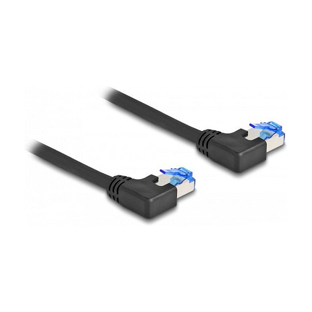 DeLOCK Cable de red RJ45 Cat.6A S/FTP acodado 2 m Negro DeLOCK Cable de red RJ45 Cat.6A S/FTP acodado 2 m Negro
