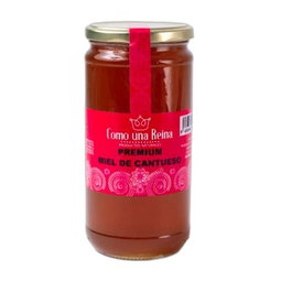 COMO UNA REINA Miel De Cantueso - Miel Pura Tarro de Cristal Premium 1000 Gr