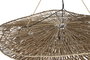 DKD Home Decor Lámpara de Techo de Fibras Naturales 112x50x29 cm