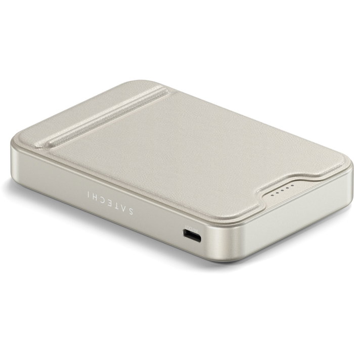 Satechi OntheGo Magnetic Qi2 Powerbank Stand 10000 mAh Sand Satechi OntheGo Magnetic Qi2 Powerbank Stand 10000 mAh Sand