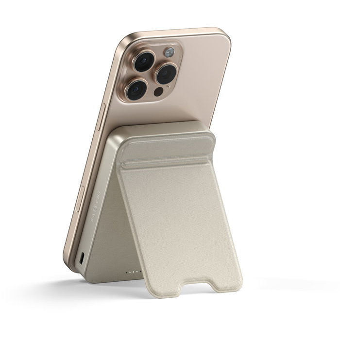 Satechi OntheGo Magnetic Qi2 Powerbank Stand 10000 mAh Sand Satechi OntheGo Magnetic Qi2 Powerbank Stand 10000 mAh Sand