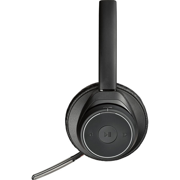 Poly Plantronics Voyager Focus UC Auriculares Diadema con Cancelación Activa de Ruido B825-M Bluetooth para Oficina y Llamadas