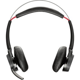 Poly Plantronics Voyager Focus UC Auriculares Diadema con Cancelación Activa de Ruido B825-M Bluetooth para Oficina y Llamadas