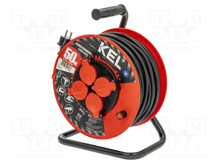 KEL Prolongador de alimentación H05RR-F 3G1,5mm2 50m Negro KEL Prolongador de alimentación H05RR-F 3G1,5mm2 50m Negro