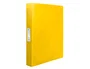 Liderpapel Carpeta de 4 anillas 25 mm Amarillo fluor opaco DIN A4