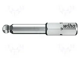 WIHA Punta de destornillador Allen esférica HEX 5mm 1/4 pulgadas