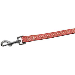 Nayeco Correa Mac Leather Cross Rojo 120 cm x 1 cm para Perro