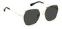 Polaroid PLD-6178-G-S-RHL-M9 Gafas de Sol Octogonal Dorado Negro