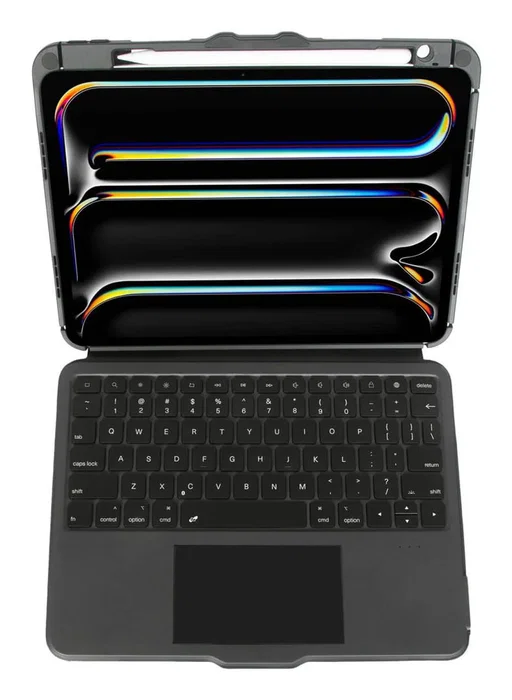 Targus VersaVu Bluetooth Keyboard Case para iPad Pro 13" M4 - Teclado Español con Trackpad, Retroiluminación Ajustable y Cubierta Protectora Magnética