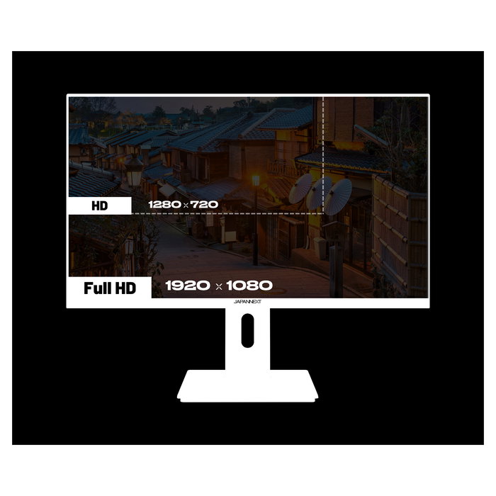 JAPANNEXT JN-I238FHD120F-HSP-W Gaming Monitor IPS 23.8" Full HD, 120Hz, 0.5ms, FreeSync, Altavoces, Blanco