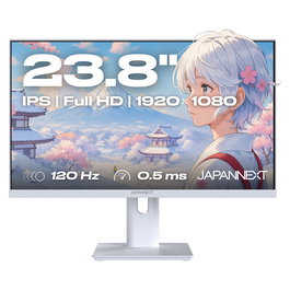 JAPANNEXT JN-I238FHD120F-HSP-W Gaming Monitor IPS 23.8" Full HD, 120Hz, 0.5ms, FreeSync, Altavoces, Blanco