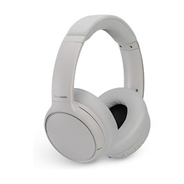 Panasonic Auriculares Diadema RB-M600BE-C Inalámbricos y Alámbricos, Reducción de Ruido Híbrida, Bluetooth 5.3, 65h Batería, Beige