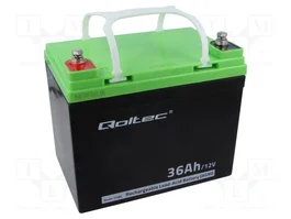 QOLTEC Batería AGM de 12V 36Ah