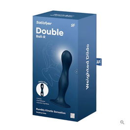 Satisfyer Double ball-r rumbly kinetic sensattion dildo para mujer