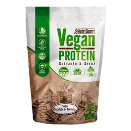 NUTRISPORT Proteína Vegana Chocolate-Avellana Bolsa 468Gr