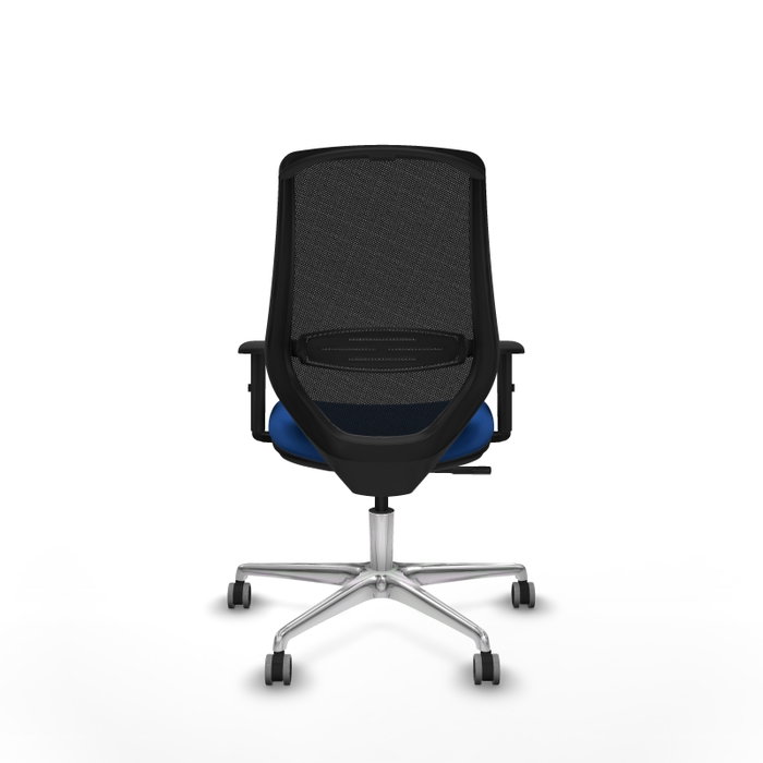 PIQUERAS Y CRESPO Silla de oficina Mardos con mecanismo Sincro, Azul y Negro