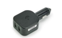 Zebra 2xUSB Adaptador de Carga para Encendedor de Vehículo con Salida USB Dual