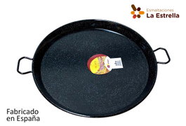 La Estrella Paellera Valenciana 65 cm "Jaspeada" (22R) Medidas 84x66.5x5 cm (2 Unidades)