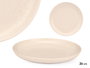 VESSIA Plato llano moteado crema de 26 cm
