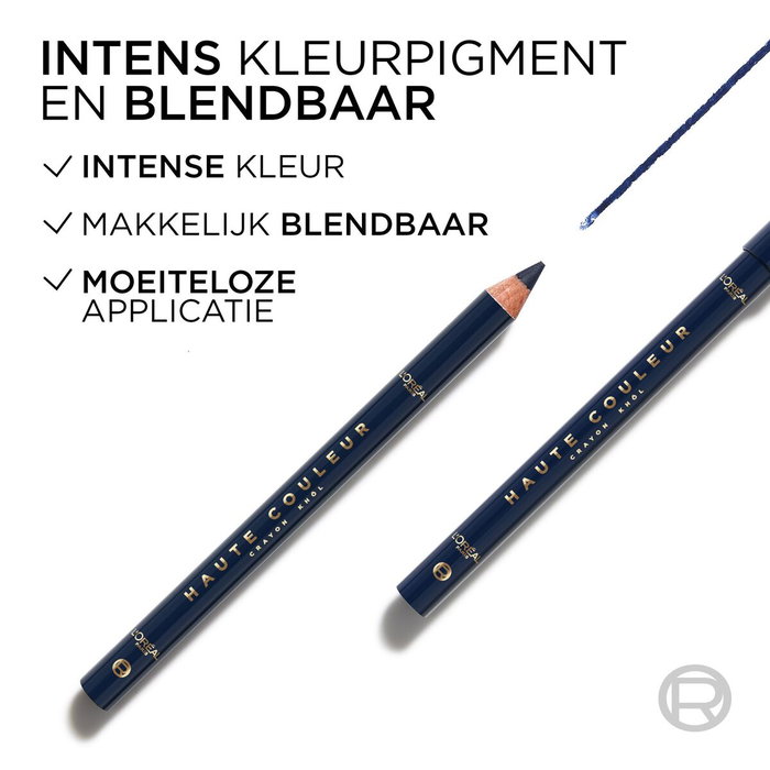 L'Oréal Paris HAUTE COULEUR lápiz de ojos Bleu Suede