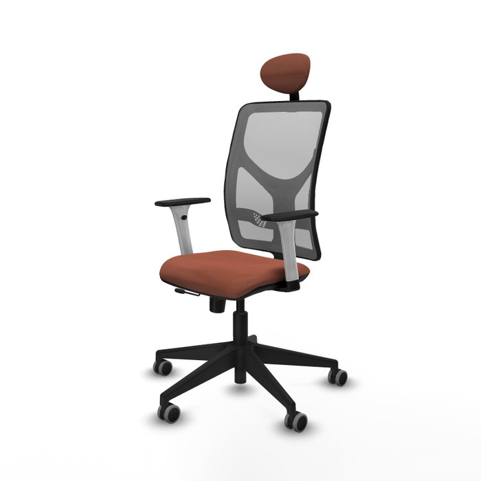 PIQUERAS Y CRESPO Silla de oficina Motilla con mecanismo Sincro/Traslack, Marrón y Gris PIQUERAS Y CRESPO Silla de oficina Motilla con mecanismo Sincro/Traslack, Marrón y Gris