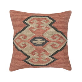 DKD Home Decor Cojín Kilim Lana y Yute 45x45 cm