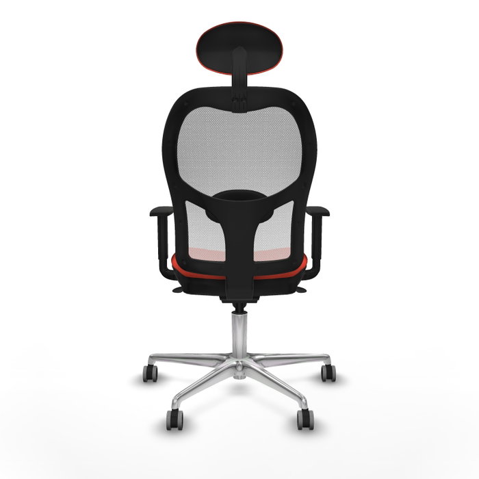 PIQUERAS Y CRESPO Silla de oficina Jorquera naranja oscuro y blanco PIQUERAS Y CRESPO Silla de oficina Jorquera naranja oscuro y blanco