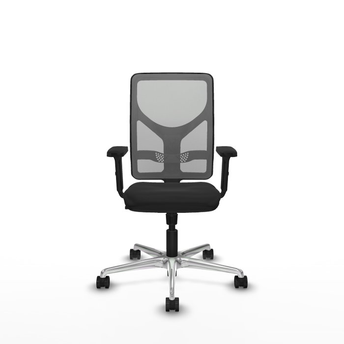 PIQUERAS Y CRESPO Silla de oficina Motilla con mecanismo Sincro, Negro y Gris PIQUERAS Y CRESPO Silla de oficina Motilla con mecanismo Sincro, Negro y Gris