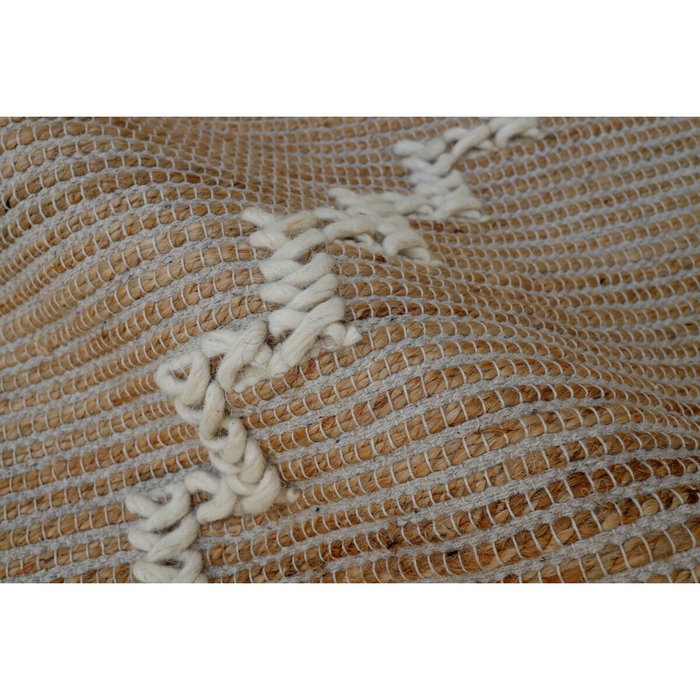 DKD Home Decor Alfombra de Yute Hecha a Mano Antideslizante 75x175 cm
